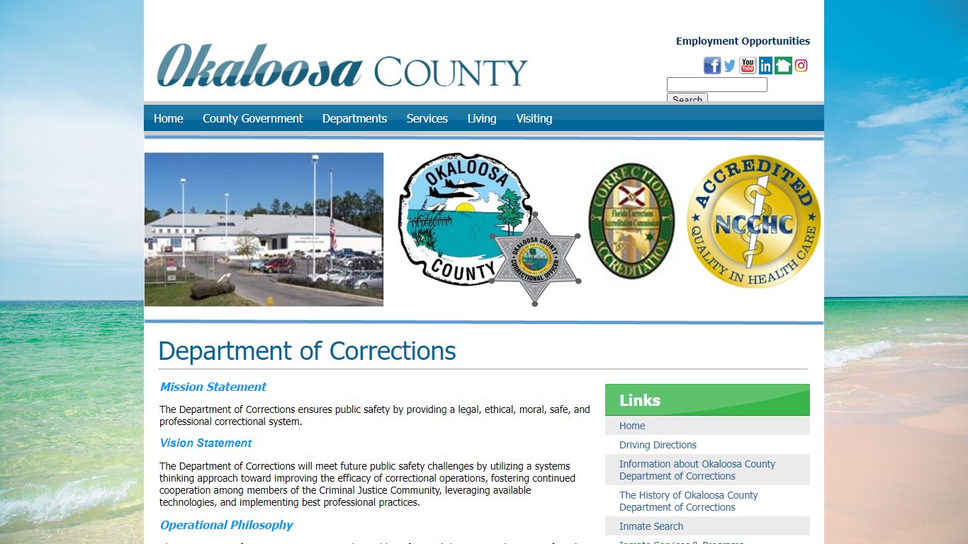 Corrections - Home | Okaloosa County